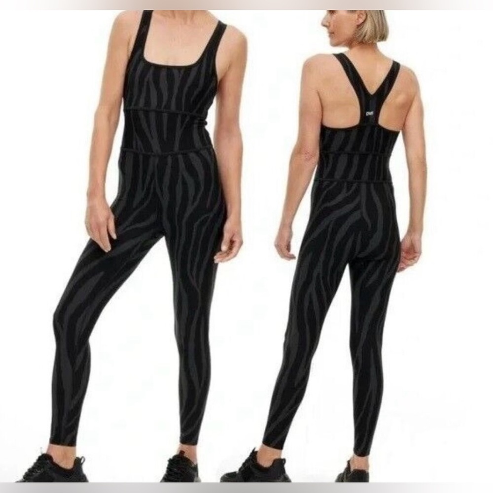 Target DVF Zebra Racerback Jumpsuit Size XXS